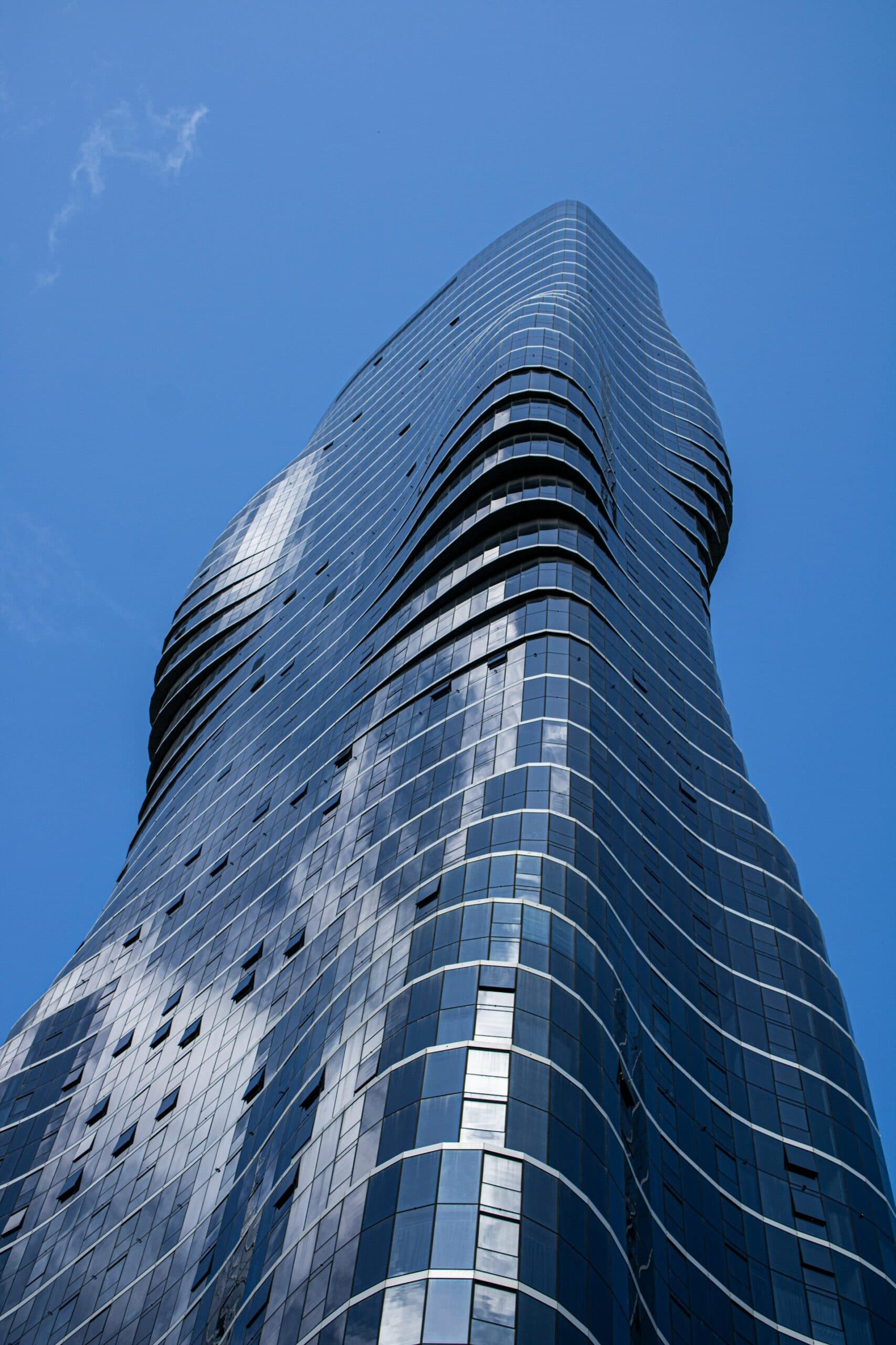 Details of a modern corporate building