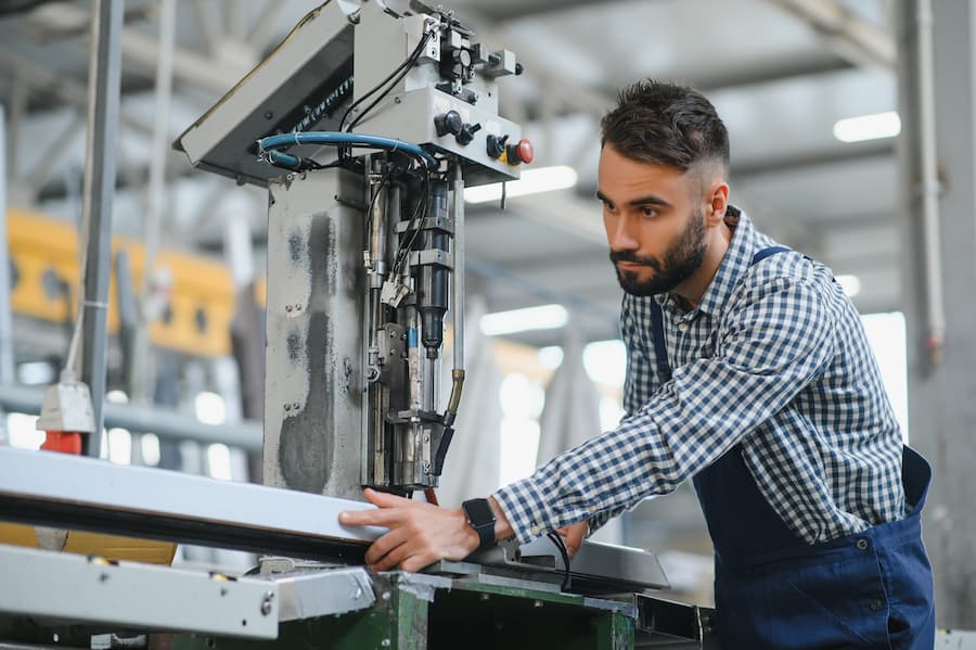 Production operator working in Brisbane factory