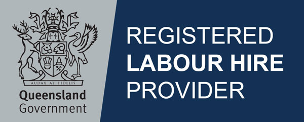 Registered Queensland Labour Hire Licensed Provider logo